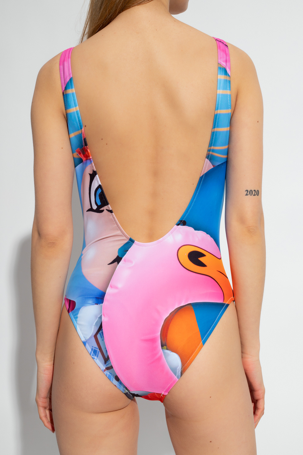 Moschino flamingo swimsuit online